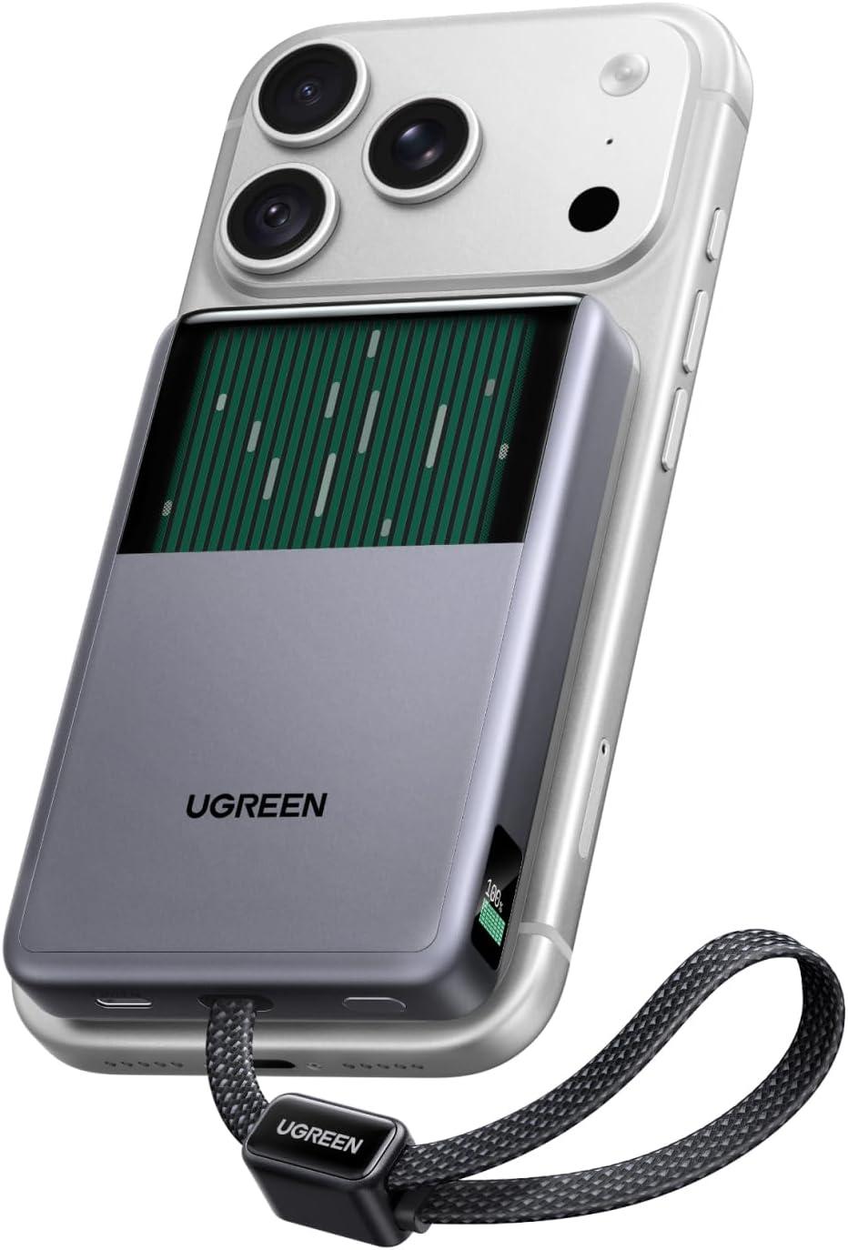 UGREEN MagFlow Pro Power Bank Magnetico 10000mAh 25W