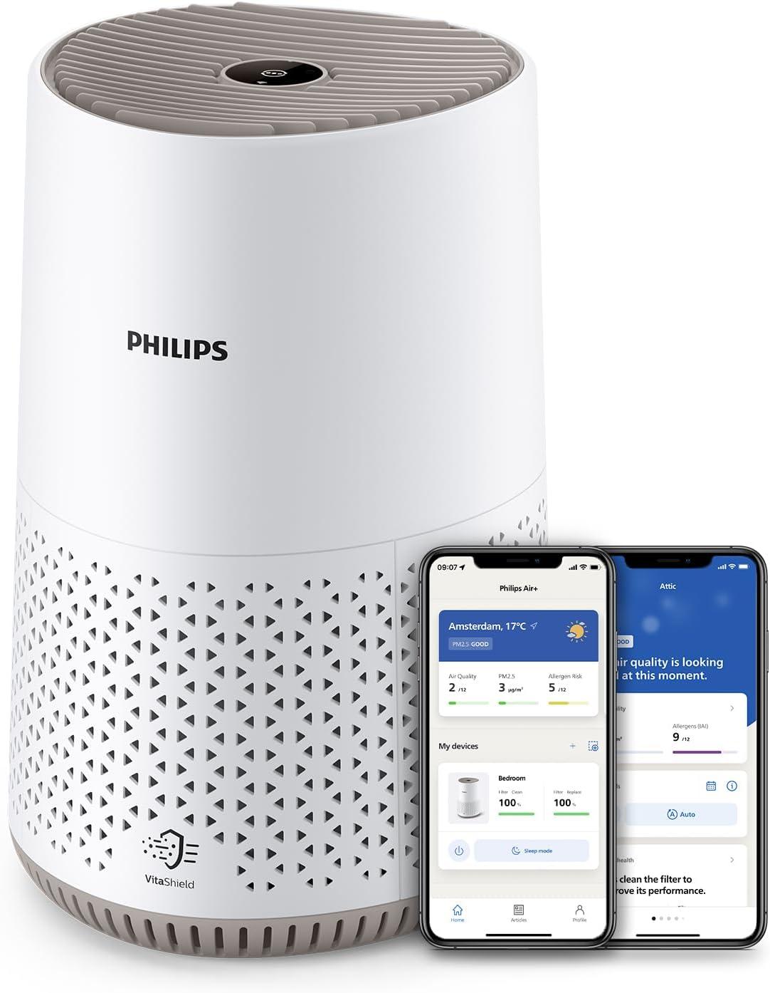 Philips Purificatore d'aria 600, filtro HEPA, 44m², CADR 170m³/h