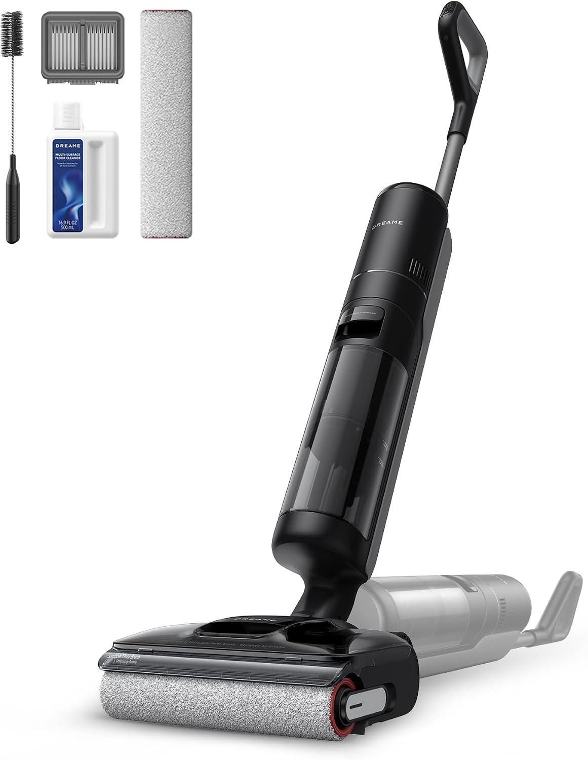 dreame H12 Pro FlexReach Aspirapolvere Lavapavimenti, Design Piatto a 180°