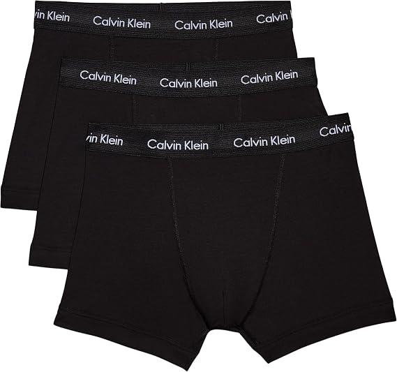 Calvin Klein Uomo Pantaloncini Boxer Confezione da 3 con Fascia con Logo