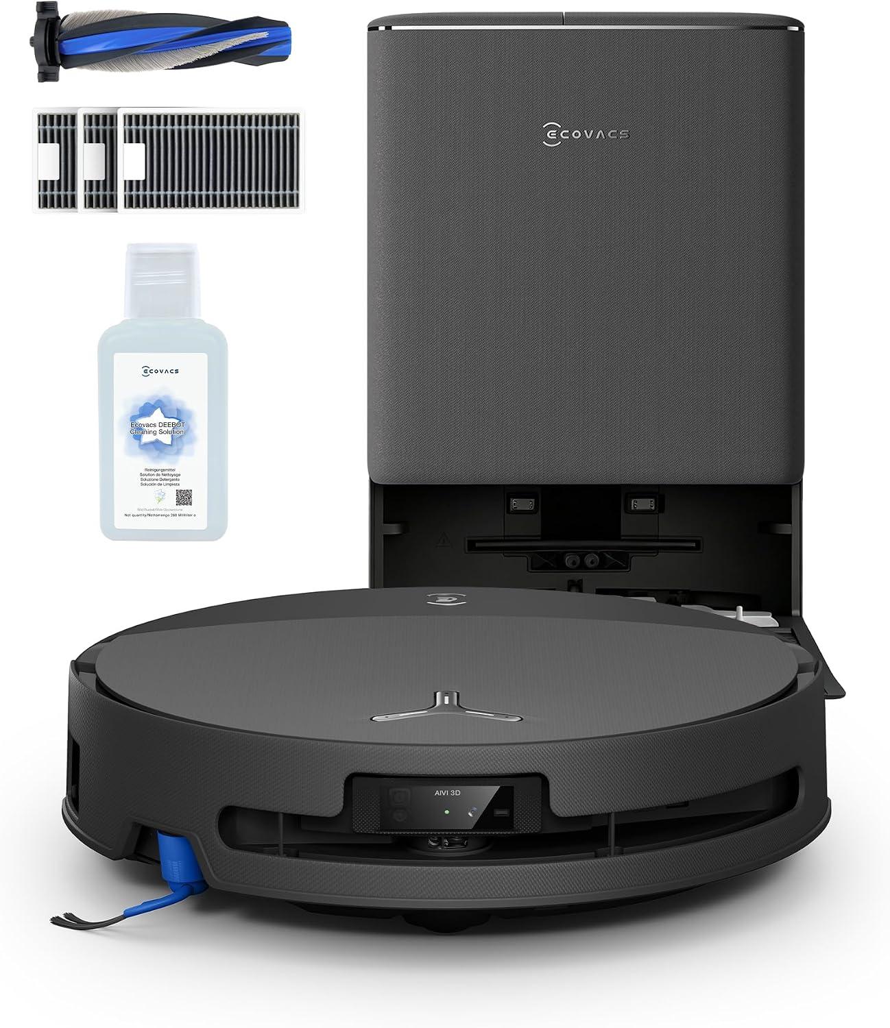 ECOVACS T90 PRO OMNI Care Kit Robot Aspirapolvere Lavapavimenti 30000 Pa